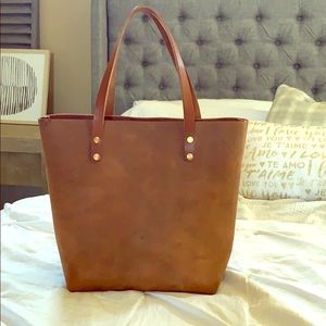 KMM & Co Handmade leather tote